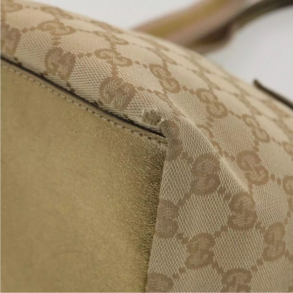 Gucci canvas tote/handbag and matching long wallet! - Picture 9 of 16